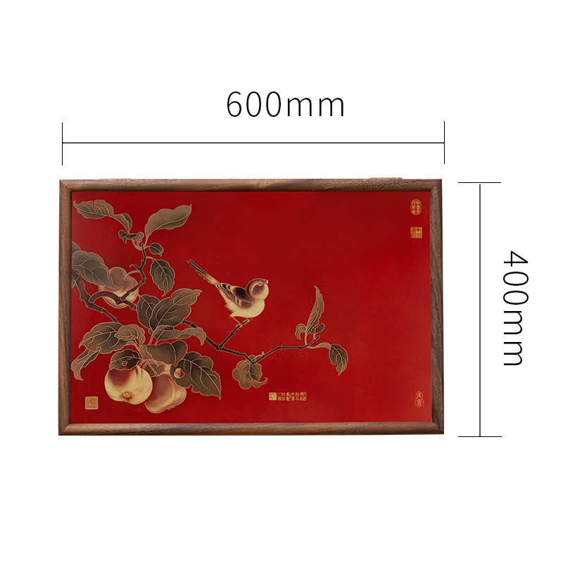 Moineau à tête châtain-rouge 60*40*6cm