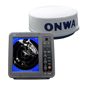 Radar marin ONWA Anwar KR-1008, écran LCD couleur 9,7 pouces 800x600, 36 milles nautiques, GPS NMEA 0183, 4KW, suivi automatique - Product Image 1