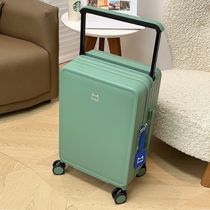 Nuova Valigia Trolley 2026 con Ruote Girevoli Centrali Larghe, Ammortizzanti e Freno, Stile Retrò Unisex, 20/24 Pollici, in PC, per Viaggi - Product Image 4