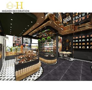 <span class=keywords><strong>ถาด</strong></span>ไม้ใส่เบเกอรี่พร้อมไฟสำหรับวางบนเคาน์เตอร์เบเกอรี่กระจกเทมเปอร์ดีไซน์ภายในร้านเบเกอรี่แฟชั่น - Product Image 6