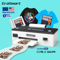 Impresora DTF EraSmart A3, Máquina de Transferencia Directa a Película, Impresora DTF con Horno de Secado para Cualquier Textil, Camisetas