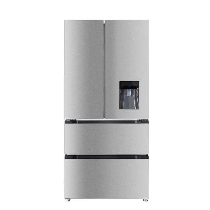 740L New Stainless Steel French Door Refrigerator for Home Use