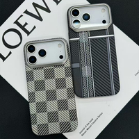 JOYPORODO Coque de Luxe en Fibre d'Aramide Anti-Choc pour iPhone 17 Pro Max Air Mobile Chine Étui de Téléphone