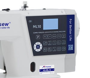 Máquina de Coser Industrial Computarizada AS-ML10 de Alta Velocidad 220V con Motor de 2 Pasos y Mecanismo de Arrastre por Caída - Product Image 2