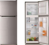 Réfrigérateur à Congélateur Haut 110V 60HZ, Deux Portes, Intelligent, Sans Givre, pour Usage Domestique, avec Option Distributeur d'Eau