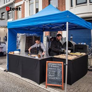 Carpa de Almacenamiento Portátil de Estructura de Acero y Aluminio, Carpa Plegable Promocional, Toldo con Rayas <span class=keywords><strong>para</strong></span> Bodas - Product Image 1