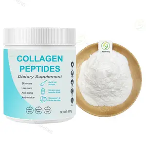 Poudre de peptide de collagène de poisson hydrolysé poudre de peptide de collagène de poudre de peptide de collagène en vente en gros