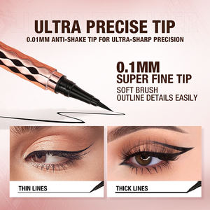 O.TWO.O Eyeliner liquide à tête éponge douce, stylo eyeliner à séchage rapide, imperméable, longue durée, eyeliner miracle pour un effet œil de <span class=keywords><strong>chat</strong></span> - Product Image 4