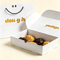 Boîte à pâtisserie en carton rose personnalisée de qualité alimentaire, vente en gros, boîte à macarons, à beignets, à biscuits biodégradable