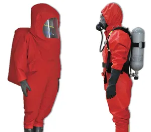 All-In-One High Quality Hood One-Piece Cryo Protection Low Temperature Safety Clothing Firefighter Suits With Liquid Nitrogen