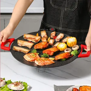 Griglia elettrica non stick multifunzione coreana griglia piastra per barbecue portatile