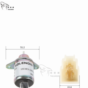 Дизельный ОТСЕЧНОЙ электромагнитный двигатель Kubota 4TNE84 4TNV84 4TNV84 4TNV94L-SFN 4TNV106-GGE отключение топлива 119653-77950 1503ES-12S5SUC5S - Product Image 4