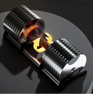 Attrezzature per il Fitness con pesi regolabili con manubri per l'allenamento della forza muscolare maschile in acciaio - Product Image 5