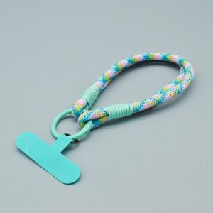 Dây đeo điện thoại di động bằng nylon thời trang đa năng, dây đeo tay ngắn, móc khóa kèm miếng dán giữ điện thoại - Product Image 3