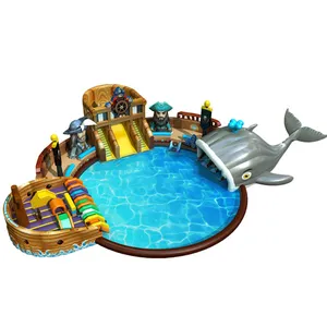 Inflatable Water Park on Land with Factory Price for Outdoor 19m Dia. Kids N Adults Water Activities Above Ground