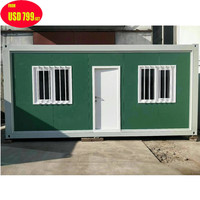 Garage préfabriqué en acier, garage portable en conteneur, garage modulaire en conteneur, garage en métal pour stationnement de voitures, entrepôt