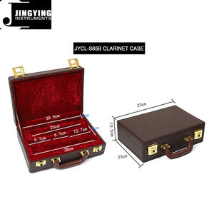 2025 accesorios para instrumentos de viento Jingying, <span class=keywords><strong>clarinete</strong></span> profesional resistente a la presión resistente al agua de madera + cuero/estuche para <span class=keywords><strong>oboe</strong></span> - Product Image 4