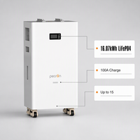 Batterie de rack de serveur 16,07 kWh pour stockage de ferme solaire, 51,2 V 314 Ah LiFePO4, compatible chargement en conteneur