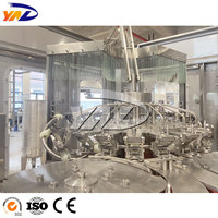 Ligne de production d'eau minérale entièrement automatique 3 en 1/Ligne de production d'eau potable complète/Machine de remplissage et d'embouteillage de 5 gallons