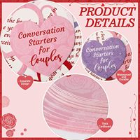 100 cartes de conversation personnalisables en papier pour couples, jeu de questions amusantes et romantiques pour petit ami et petite amie