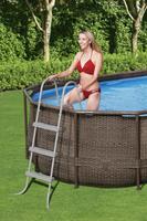 Piscine en acier Power Steel pour le divertissement familial, durable, pour balcon et jardin, installation facile