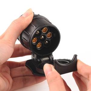 Durable <span class=keywords><strong>13</strong></span> A 7 Pin <span class=keywords><strong>enchufe</strong></span> adaptador <span class=keywords><strong>remolque</strong></span> conector 12V coche camión adaptador enchufes - Product Image 1