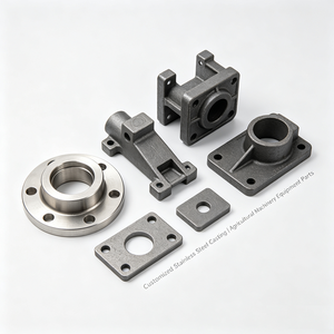 Pièces métalliques en fonte d'acier inoxydable personnalisées, pièces de machines agricoles, pièces de machines de fonderie - Product Image 1