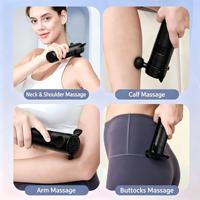 Marteau de massage vibrant sans fil à 6 vitesses, outil de thérapie par percussion pour le corps, idéal pour les voyages et les déplacements