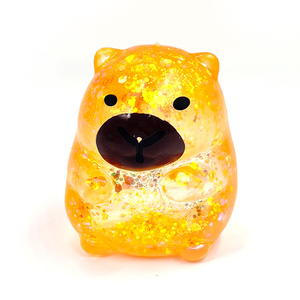 High Quality TPR Maltose Capybara Glitter Aurora <b>Squishy</b> Slow Rebound Promotional Gift Decompression Toys for Kids and Adults - Product Image 5