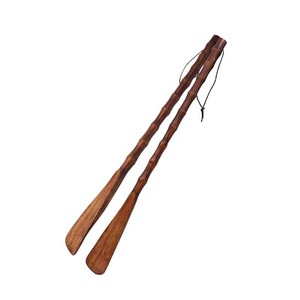 Most Selling Wooden Shoe Horn with Long Handle Dressing for Shoes and <b>Boots</b> Perfect for Home and Travel Use Available For Sale - Product Image 4