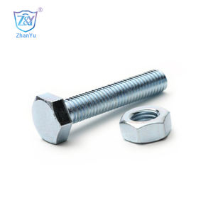 Voorraad Oem/Odm Bevestigingsmiddel Din933/931 Staal 4.8/8.8 Hex Kop Bout M27 Bolzen Alle Stijl Van Schroeven <span class=keywords><strong>Tc</strong></span> Bout Moer Ring Gratis Monster - Product Image 1