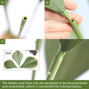 Césped <span class=keywords><strong>Artificial</strong></span> Resistente al Agua y Ecológico de Alta Calidad y Árboles Bonsái Tropicales, Decoración para el Hogar y el Jardín, Plantas de Plástico - Product Image 5