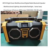 Kayinow Unique Table Jobsite Rechargeable Antipoussière IPX6 Multimédia Usb Clair HD Son D'urgence SOS Dynamo Haut-Parleur Radios