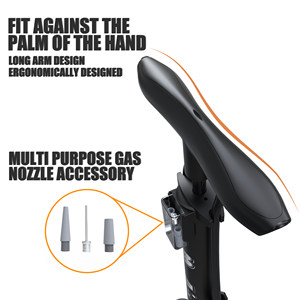 <span class=keywords><strong>Pompe</strong></span> à air manuelle classique BAIMEI personnalisée 140 psi, accessoires de cyclisme économiques, <span class=keywords><strong>pompe</strong></span> à air pour pneus de vélo Presta Schrader <span class=keywords><strong>Dunlop</strong></span> - Product Image 4