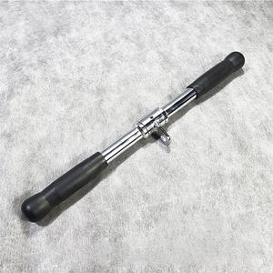 Mango de acero para gimnasio en casa, accesorio de cable de <span class=keywords><strong>barra</strong></span> extraíble ajustable multifuncional con agarre antideslizante - Product Image 3