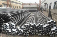 Tuyau de revêtement pétrolier API 5CT haute résistance J55 N80 P110 en acier au carbone OCTG, marque Huazhen Tianjin, pour l'exploration pétrolière et gazière