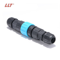 Connecteur étanche à verrouillage par poussée M16 à 2 cœurs pour câble, installation sur site, pour éclairage public et alimentation extérieure - Usine LLT