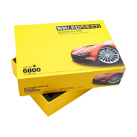 Boîte d'emballage en carton de luxe pour kit de projecteurs de phares de voiture LED, boîte en papier pour phares, boîte pour ampoules halogènes LED, boîte personnalisée