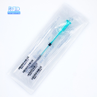 Microchip RFID FDX-B 134,2 kHz pour identification animale, transpondeur implantable par seringue pour chien et chat