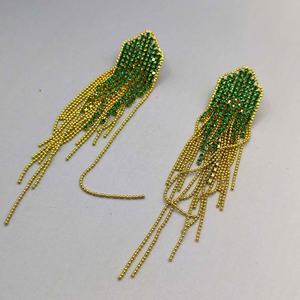 Pendientes Largos de Moda para Mujer, Versátiles, con Diseño de Mariposa, Geométricos, con Diamantes de Imitación, Cadena y Borla, Estilo Exagerado de Alta Gama - Product Image 4