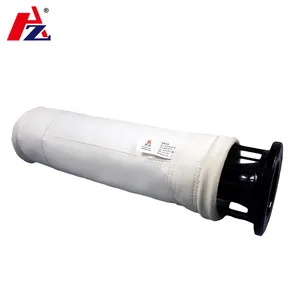 Direct factory supply polyester dust collector filter bag diameter 102mm needle felt bags for cement industry