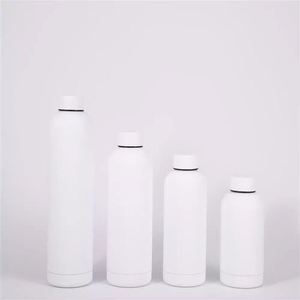American Style Custom Logo Rubber Coated Vacuum <b>Thermos</b> <b>Bottle</b> Small Mouth Sports Water <b>Bottle</b> With Strap - Product Image 4
