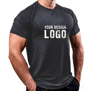 Camiseta Deportiva de Poliéster de Secado Rápido Personalizada de Fábrica para Hombre, Camiseta Deportiva de Gimnasio al por Mayor OEM - Product Image 6