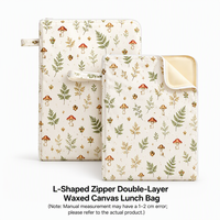 Sac à pain en lin réutilisable personnalisé en usine, sacs à pain au levain en coton pur et cire d'abeille pour pain fait maison