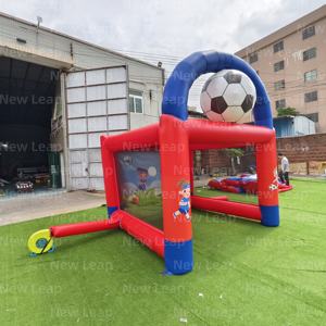 Yuedong 9.8ft gonfiabile gioco di calcio calcio cortile castello a tema rosso per sparare nei parchi cittadini - Product Image 3