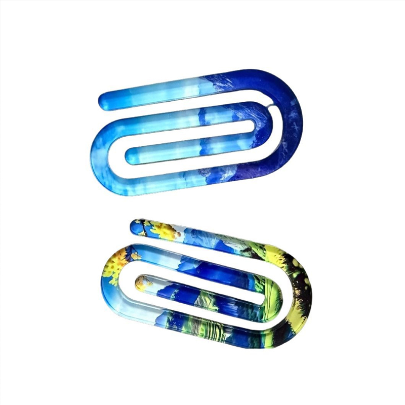 Doc Creatives Custom Plastic Paperclip Bookmark