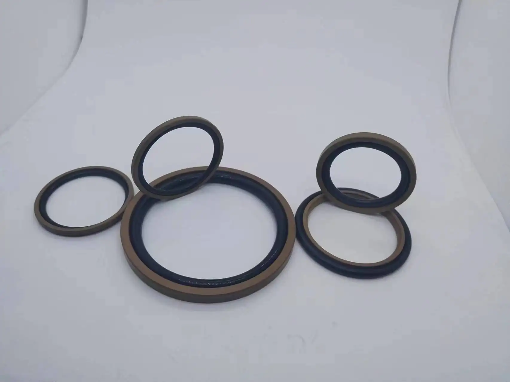 Chất lượng cao đồng và PTFE màu nâu glyd Ring và piston con dấu spgo spgw STD cho xi lanh thủy lực