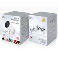 Projecteur intelligent Android 1080P pour cinéma maison pratique avec lampe LED sans fil 4K haute définition pour les jeux