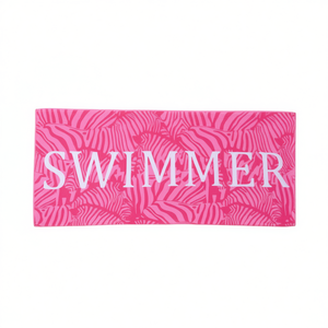Asciugamano da spiaggia Buonic 80x160 cm con stampa Swimmer, ad asciugatura rapida, per piscina e spiaggia - Product Image 1