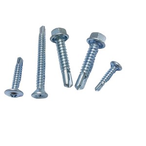Vis autotaraudeuse hexagonale externe à queue de tournevis, vis autoperceuse à filetage en queue d'aronde, boulon à bride hexagonale zingué JIS M2 - Product Image 5
